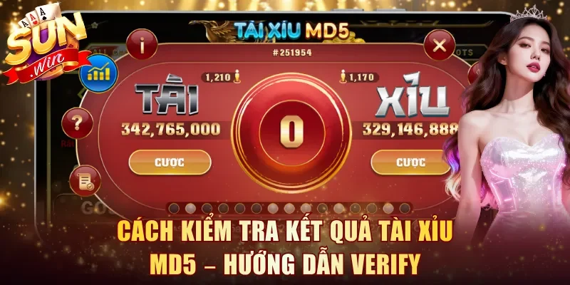Cách kiểm tra kết quả Tài Xỉu MD5
