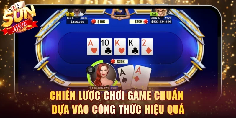 Chiến lược chơi game chuẩn dựa vào công thức hiệu quả
