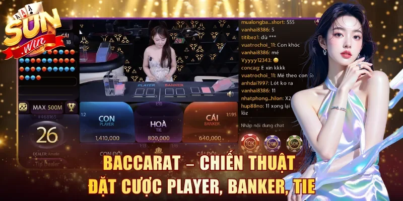 Chiến thuật đặt cược Baccarat