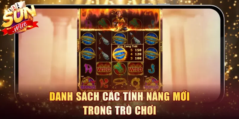 Danh sách các tính năng mới trong trò chơi