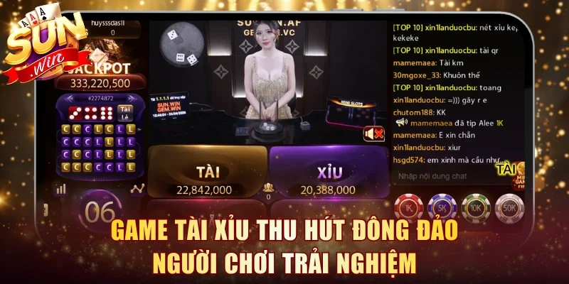 Game Tài Xỉu thu hút đông đảo người chơi trải nghiệm