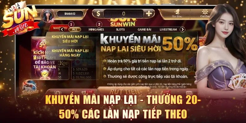 Khuyến mãi nạp lại