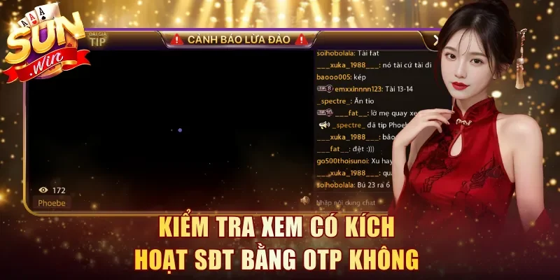 Kiểm tra xem có kích hoạt SĐT bằng OTP không  