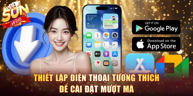 Người chơi cần thiết lập điện thoại tương thích để cài đặt mượt mà