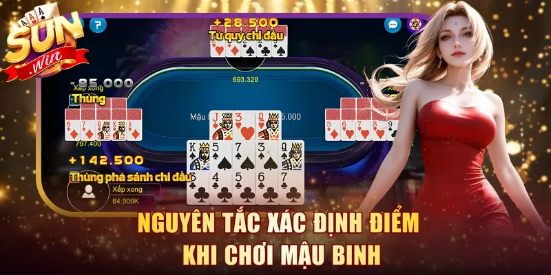 Nguyên tắc xác định điểm khi chơi Mậu Binh