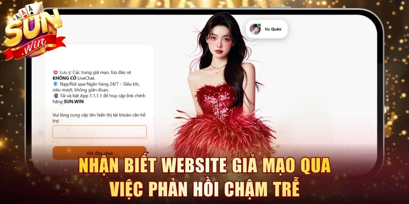 Nhận biết website giả mạo qua việc phản hồi chậm trễ