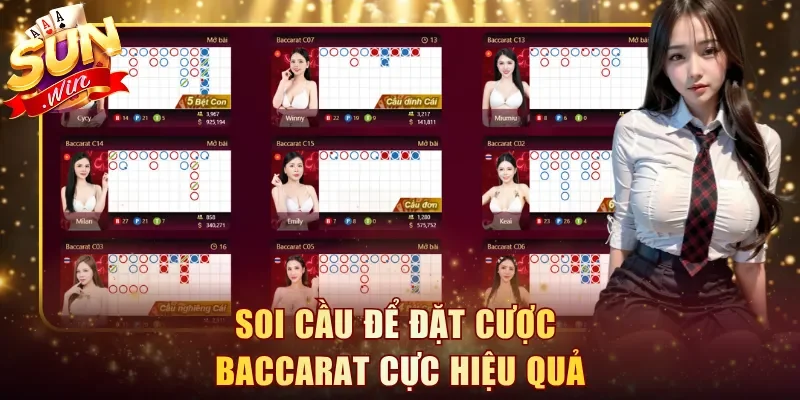 Soi cầu để đặt cược Baccarat cực hiệu quả