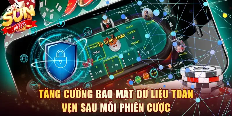 Tăng cường bảo mật dữ liệu toàn vẹn sau mỗi phiên cược