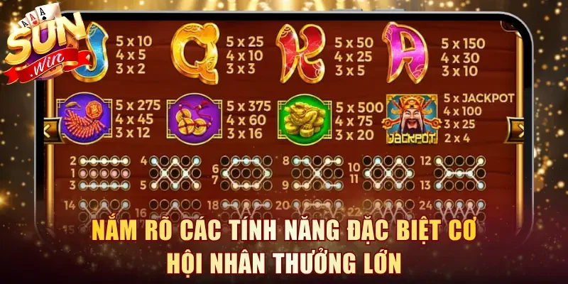 Nắm rõ các tính năng đặc biệt cơ hội nhân thưởng lớn
