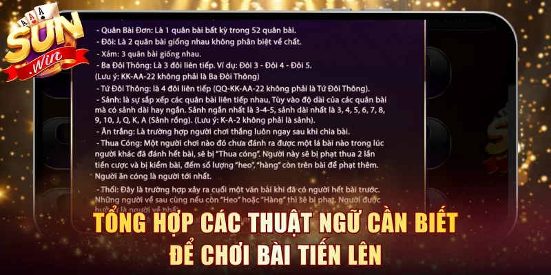 Tổng hợp các thuật ngữ cần biết để chơi bài Tiến Lên