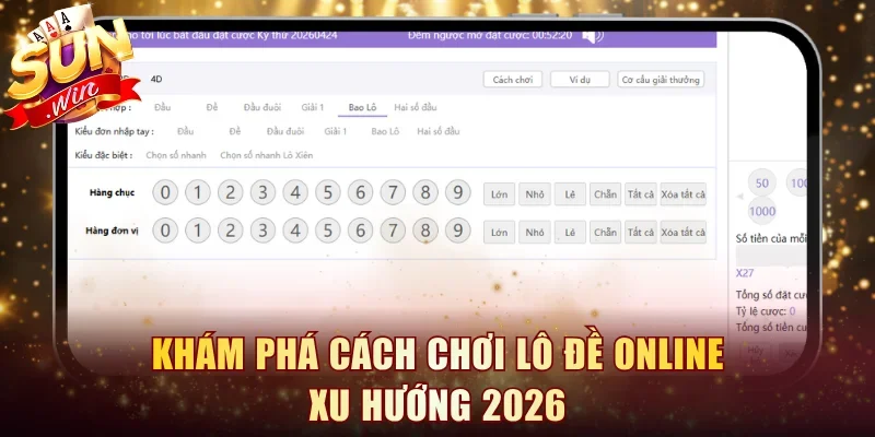 Xu hướng chơi lô đề online hiện đại hấp dẫn